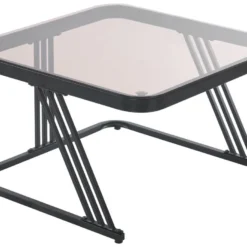 Lot De 2 Tables Gigognes Avec Un Tiroir - Recouverte De Verre Et De Marbre - Gris 14 Lot De 2 Tables Gigognes Avec Un Tiroir - Recouverte De Verre Et De Marbre - Gris -Pas Cher Mobiliora Magasin table basse 21860651