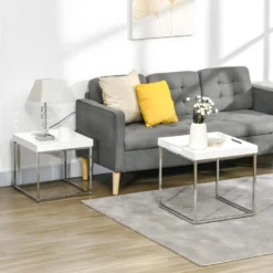 Table Basse Gigogne Ottawa MyCocooning Blanche 10 Table Basse Gigogne Ottawa MyCocooning Blanche -Pas Cher Mobiliora Magasin table basse 21987549