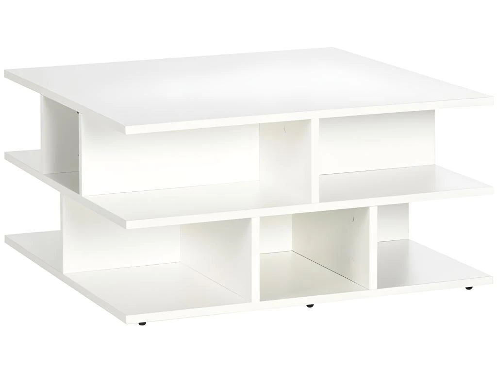 Table Basse Design MALAGA Blanche 3 Table Basse Design MALAGA Blanche