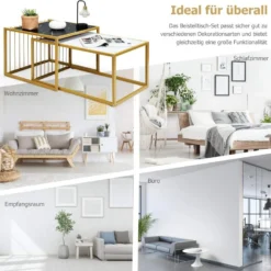 Lot De 2 Tables Basses Gigognes Scandinave Moderne Design Combinaison Libre 8 Lot De 2 Tables Basses Gigognes Scandinave Moderne Design Combinaison Libre -Pas Cher Mobiliora Magasin table basse 22022377