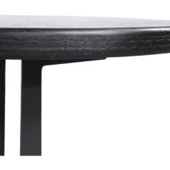 Table D'Appoint En Bois Et Métal Ronde Oslo Pärumm Noir Ø45x45 Cm -Pas Cher Mobiliora Magasin table basse 22028431