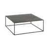 Table Basse Carrée Métal Noir - BROOKLAND 1 Table Basse Carrée Métal Noir - BROOKLAND -Pas Cher Mobiliora Magasin table basse 22028545