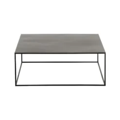 Table Basse Carrée Métal Noir - BROOKLAND -Pas Cher Mobiliora Magasin table basse 22028547