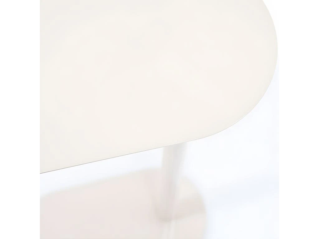 Spot - Bout De Canapé En Métal H55cm - Couleur - Beige 4 Spot - Bout De Canapé En Métal H55cm - Couleur - Beige – Image 2