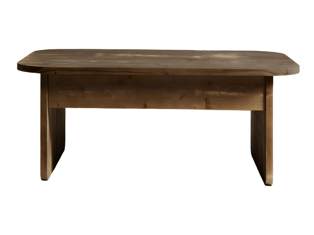 Table Basse élévatrice En Bois De Sapin En Couleur Marron Vieilli 3 Table Basse élévatrice En Bois De Sapin En Couleur Marron Vieilli