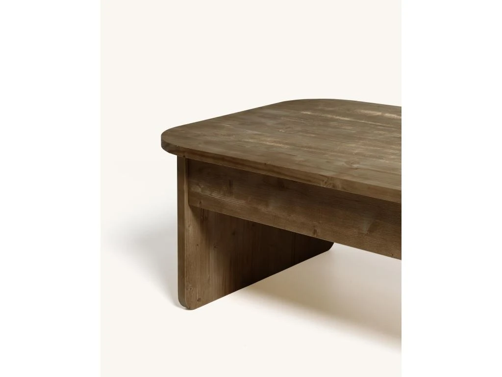 Table Basse élévatrice En Bois De Sapin En Couleur Marron Vieilli 6 Table Basse élévatrice En Bois De Sapin En Couleur Marron Vieilli – Image 4