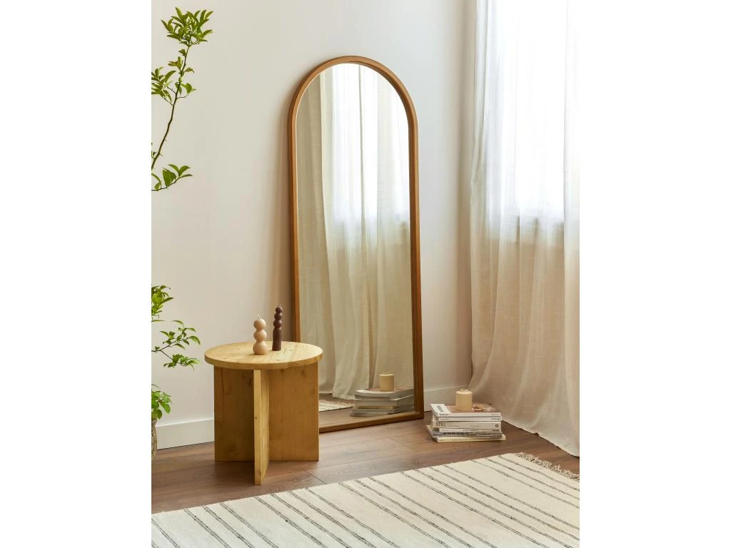 Table D’appoint Ronde En Bois De Sapin En Couleur Naturel 7 Table D’appoint Ronde En Bois De Sapin En Couleur Naturel – Image 5