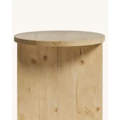 Table D’appoint Ronde En Bois De Sapin En Couleur Naturel 13 Table D’appoint Ronde En Bois De Sapin En Couleur Naturel -Pas Cher Mobiliora Magasin table basse 22184041