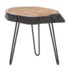Table D'appoint En Bois Massif Et Metal 40x40x32cm Table Basse De Salon -Pas Cher Mobiliora Magasin table basse 22255967
