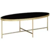 Table Basse En Verre Noir Table De Salon Ovale 110 X 56 Table En Verre Or 1 Table Basse En Verre Noir Table De Salon Ovale 110 X 56 Table En Verre Or -Pas Cher Mobiliora Magasin table basse 22256769