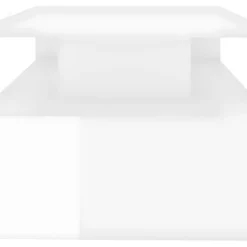Table Basse Blanc Brillant 90x60x42,5 Cm Aggloméré -Pas Cher Mobiliora Magasin table basse 22267001