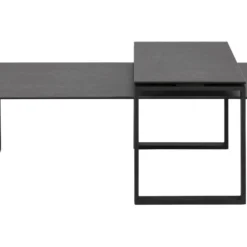 Kamma Ensemble Tables Basses, Noir. -Pas Cher Mobiliora Magasin table basse 22357301