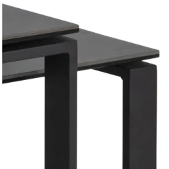Kamma Ensemble Tables Basses, Noir. -Pas Cher Mobiliora Magasin table basse 22357307