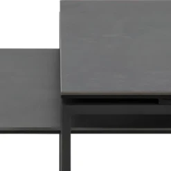 Kamma Ensemble Tables Basses, Noir. -Pas Cher Mobiliora Magasin table basse 22357309