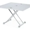 Table Basse Relevable Carrera Blanc Laqué -Pas Cher Mobiliora Magasin table basse 22448149