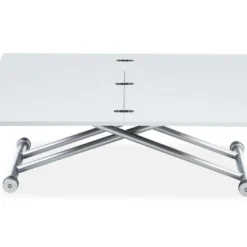 Table Basse Relevable Carrera Blanc Laqué -Pas Cher Mobiliora Magasin table basse 22448153
