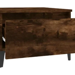 Tables D'appoint 2 Pcs Chêne Fumé 50x46x35 Cm Bois Ingénierie -Pas Cher Mobiliora Magasin table basse 22639799