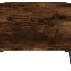 Tables D'appoint 2 Pcs Chêne Fumé 50x46x35 Cm Bois Ingénierie -Pas Cher Mobiliora Magasin table basse 22639801