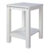 Table D'appoint Table De Chevet En Bois Blanc Hauteur 74 Cm TABA06007 -Pas Cher Mobiliora Magasin table basse 22735365
