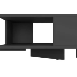 Table Basse Rectangle Pieds Métal Noire 52 Cm 10 Table Basse Rectangle Pieds Métal Noire 52 Cm -Pas Cher Mobiliora Magasin table basse 22969405