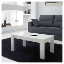 Table Basse Blanche Relevable - MYSIA N°2