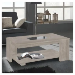 Table Basse Relevable Chêne Clair - DIPA