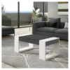 Table Basse Relevable Chêne Gris/Bois Blanc - PLAMOR -Pas Cher Mobiliora Magasin table basse 22993627