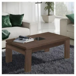 Table Basse Chêne Foncé Relevable - DILIA