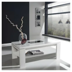 Table Basse Relevable Blanche - FENDA