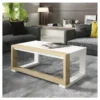 Table Basse Relevable Bois Blanc/Chêne Blond - UPTU