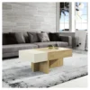 Table Basse Relevable Bois Blanc/Chêne Blond - AJAR -Pas Cher Mobiliora Magasin table basse 22993707