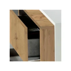 Table Basse Relevable 2 Tiroirs Chêne Blond/Bois Blanc - ESTEBAN 9 Table Basse Relevable 2 Tiroirs Chêne Blond/Bois Blanc - ESTEBAN -Pas Cher Mobiliora Magasin table basse 22993719