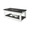 Table Basse Relevable Bois Blanc/Bois Noir - UPTI -Pas Cher Mobiliora Magasin table basse 22993739