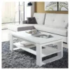 Table Basse Blanche Relevable - REENA -Pas Cher Mobiliora Magasin table basse 22993781