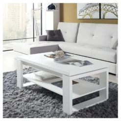 Table Basse Blanche Relevable - REENA