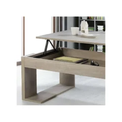 Table Basse Relevable Chêne Clair - GUIZMO 9 Table Basse Relevable Chêne Clair - GUIZMO -Pas Cher Mobiliora Magasin table basse 22993797