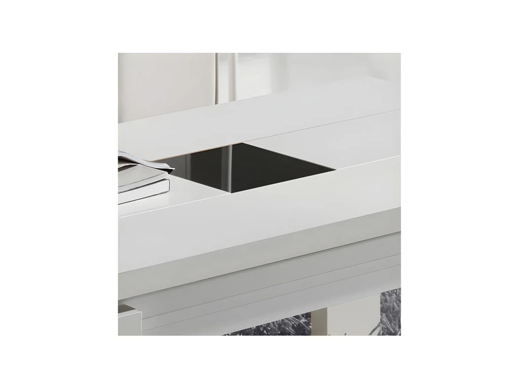 Table Basse Blanche Relevable - DILIA 4 Table Basse Blanche Relevable - DILIA – Image 2