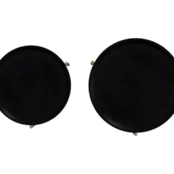 Tables D'appoints Rondes Noires Carter 12 Tables D'appoints Rondes Noires Carter -Pas Cher Mobiliora Magasin table basse 23004673