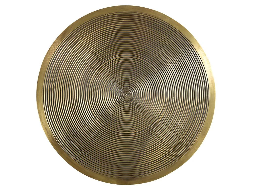 Tables Basses Gigognes CANDEUR - Motifs Sculptés - Acier - Coloris : Doré, Argent, Cuivre 10 Tables Basses Gigognes CANDEUR - Motifs Sculptés - Acier - Coloris : Doré, Argent, Cuivre – Image 8