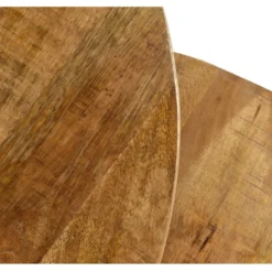 Tables Basses Gigognes QUETZAL - Bois De Manguier & Métal -Pas Cher Mobiliora Magasin table basse 298223