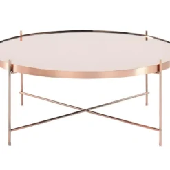 Table Basse MARCIA - Miroir & Métal - Cuivré 9 Table Basse MARCIA - Miroir & Métal - Cuivré -Pas Cher Mobiliora Magasin table basse 309701