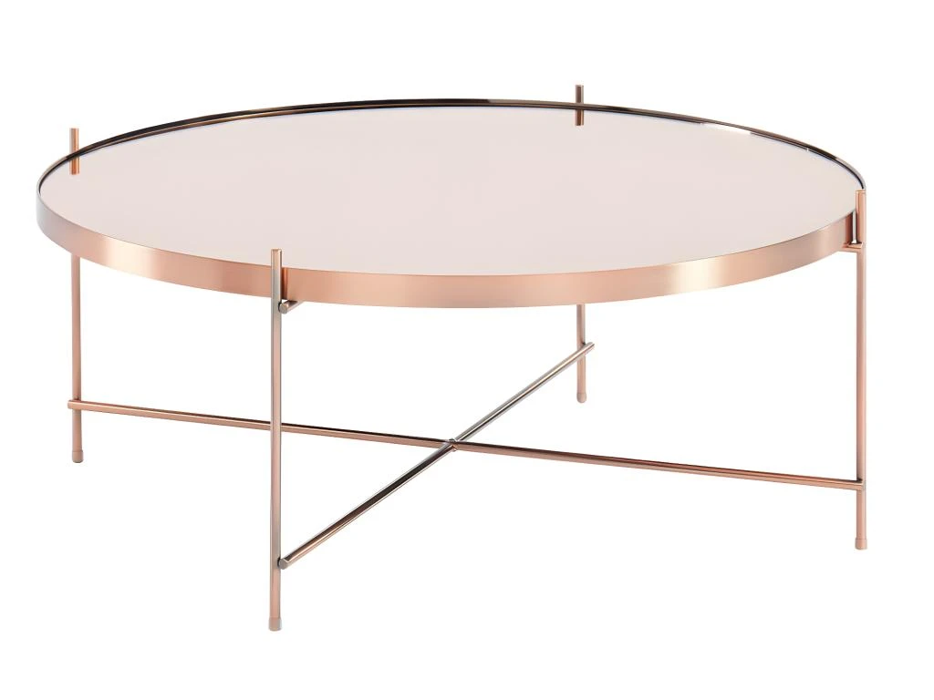 Table Basse MARCIA - Miroir & Métal - Cuivré 3 Table Basse MARCIA - Miroir & Métal - Cuivré