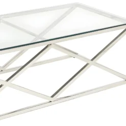 Table Basse CHARLOTTE De Pascal MORABITO - Verre Trempé Et Acier - Chromé 11 Table Basse CHARLOTTE De Pascal MORABITO - Verre Trempé Et Acier - Chromé -Pas Cher Mobiliora Magasin table basse 389557