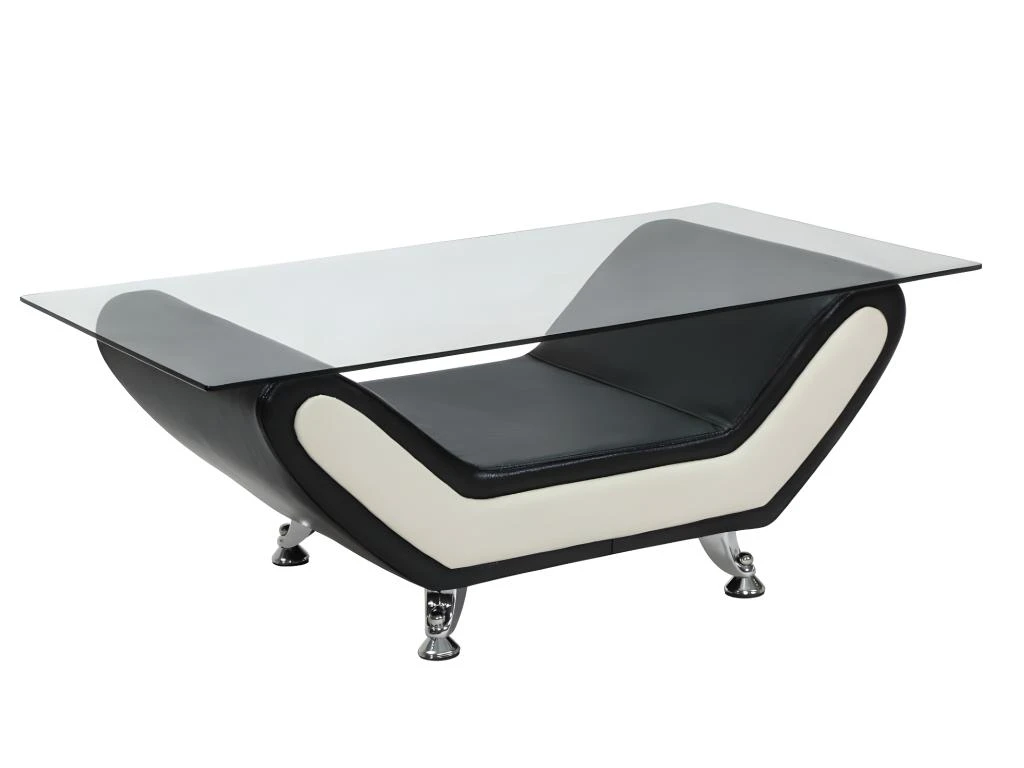 Table INDICE En Simili - Bicolore Noir Et Ivoire 9 Table INDICE En Simili - Bicolore Noir Et Ivoire – Image 7