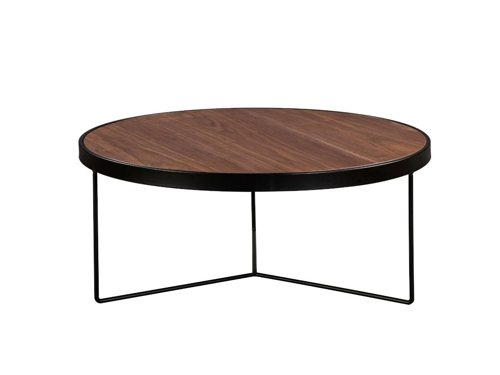 Tables Basses Gigognes MAMIA - MDF Et Acier - Noyer 10 Tables Basses Gigognes MAMIA - MDF Et Acier - Noyer – Image 8