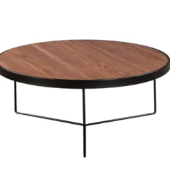 Tables Basses Gigognes MAMIA - MDF Et Acier - Noyer 17 Tables Basses Gigognes MAMIA - MDF Et Acier - Noyer -Pas Cher Mobiliora Magasin table basse 399297