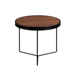 Tables Basses Gigognes MAMIA - MDF Et Acier - Noyer 16 Tables Basses Gigognes MAMIA - MDF Et Acier - Noyer -Pas Cher Mobiliora Magasin table basse 399301