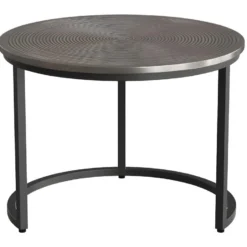 Tables Basses Gigognes CANDEUR - Motifs Sculptés - Acier - Coloris : Doré, Argent, Cuivre 19 Tables Basses Gigognes CANDEUR - Motifs Sculptés - Acier - Coloris : Doré, Argent, Cuivre -Pas Cher Mobiliora Magasin table basse 418769