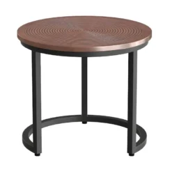 Tables Basses Gigognes CANDEUR - Motifs Sculptés - Acier - Coloris : Doré, Argent, Cuivre 20 Tables Basses Gigognes CANDEUR - Motifs Sculptés - Acier - Coloris : Doré, Argent, Cuivre -Pas Cher Mobiliora Magasin table basse 418771