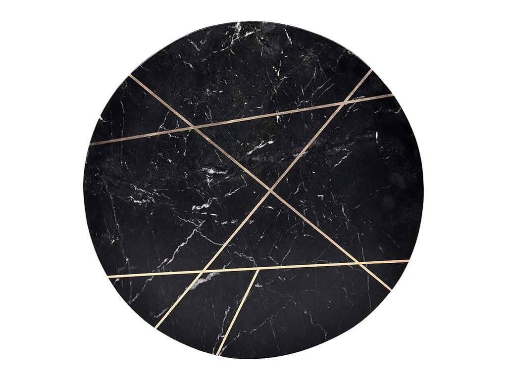 Tables Basses Gigognes ORNEA - Marbre Et Métal - Noir Et Doré 10 Tables Basses Gigognes ORNEA - Marbre Et Métal - Noir Et Doré – Image 8